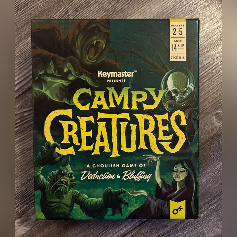 CAMPY CREATURES 2nd Edition 2018 Keymaster Games - 100% Complete